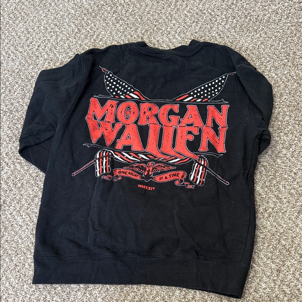 Black Morgan Wallen Graphic Sweatshirt